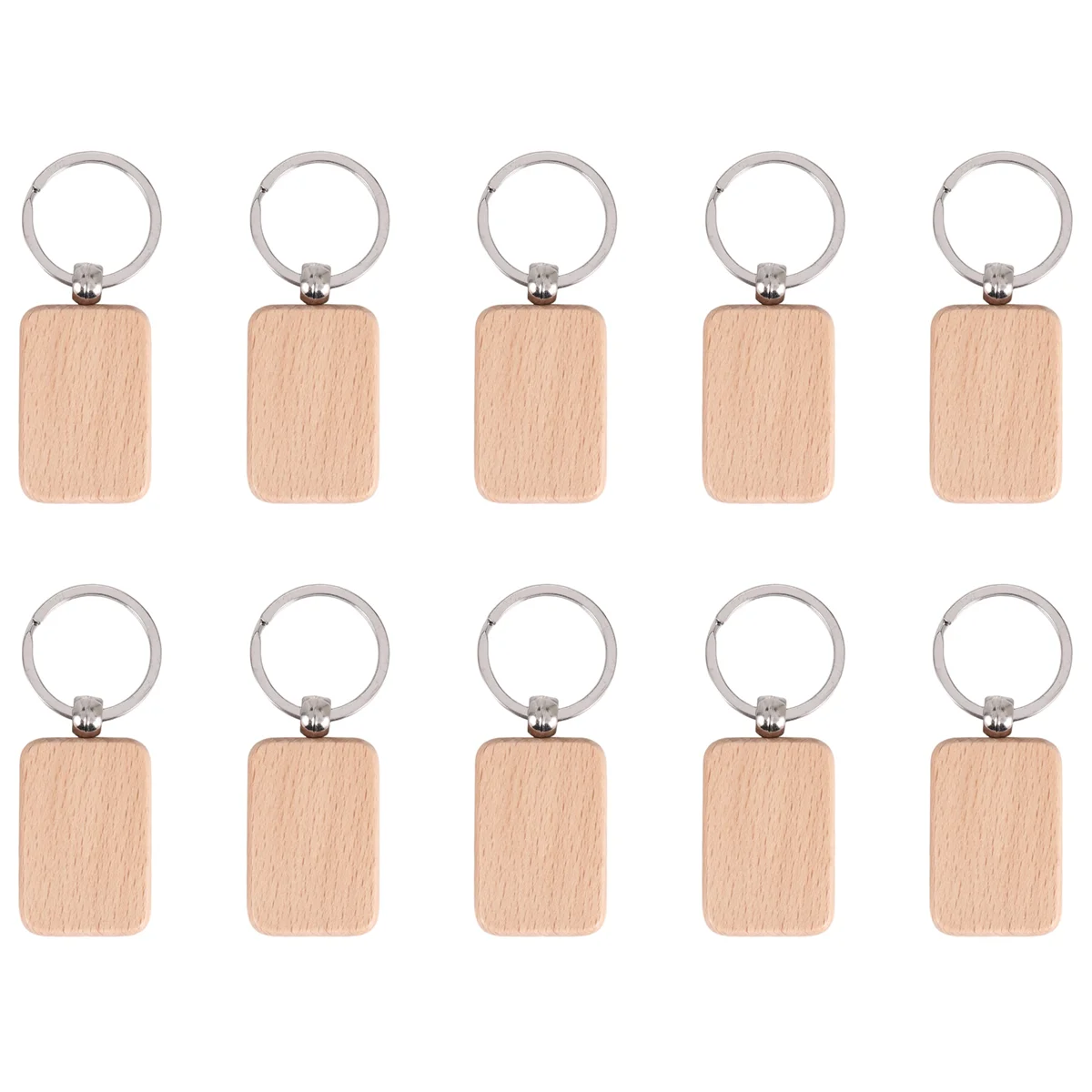 AU35 10 Pack Blank Wooden Key Chain Unfinished Wood Pendant Blanks with Keyrings for EDC Tags DIY Key Craft Supplies
AU35 10 Pack Blank Wooden Key Chain Unfinished Wood Pendant Blanks with Keyrings for EDC Tags DIY Key Craft Supplies