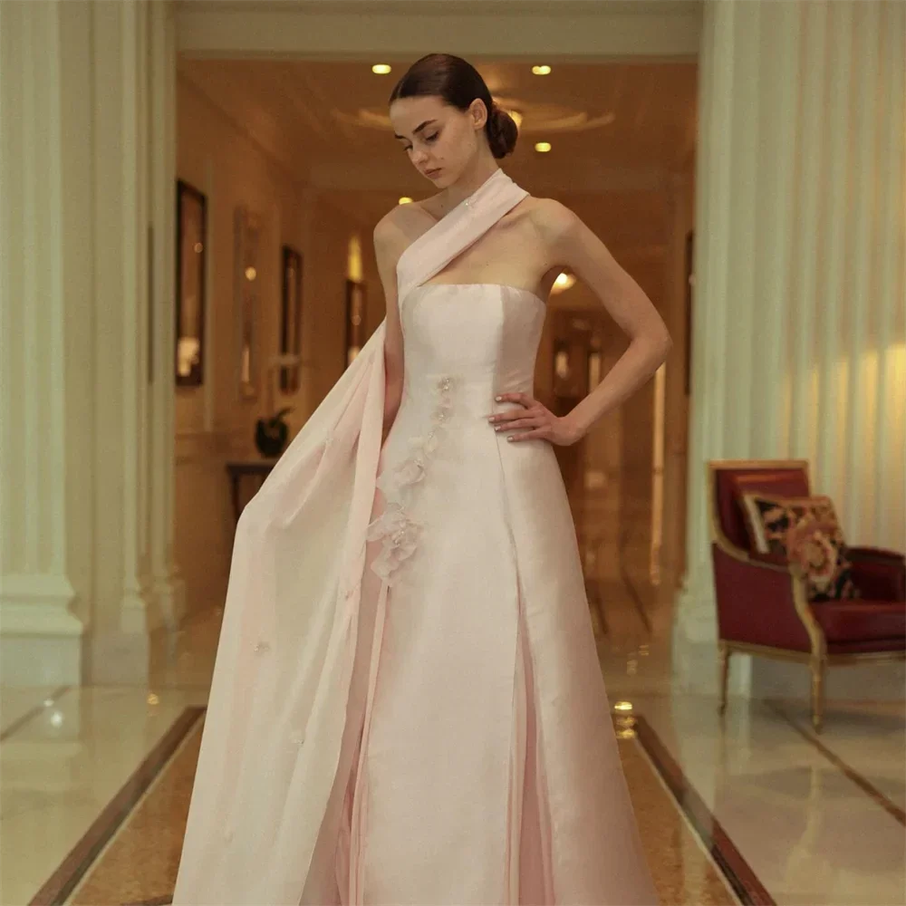Prom Dress Formal Saudi Arabia Dearin Halter A-line Floor Length Skirts Bespoke Occasion Dresses Evening Gown
Prom Dress Formal Saudi Arabia Dearin Halter A-line Floor Length Skirts Bespoke Occasion Dresses Evening Gown