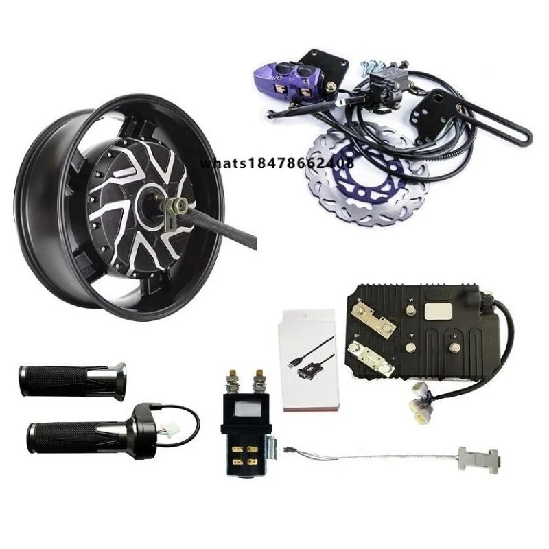 10KW 6.0x17inch Electric Motorcycle Hub Motor Kits
10KW 6.0x17inch Electric Motorcycle Hub Motor Kits