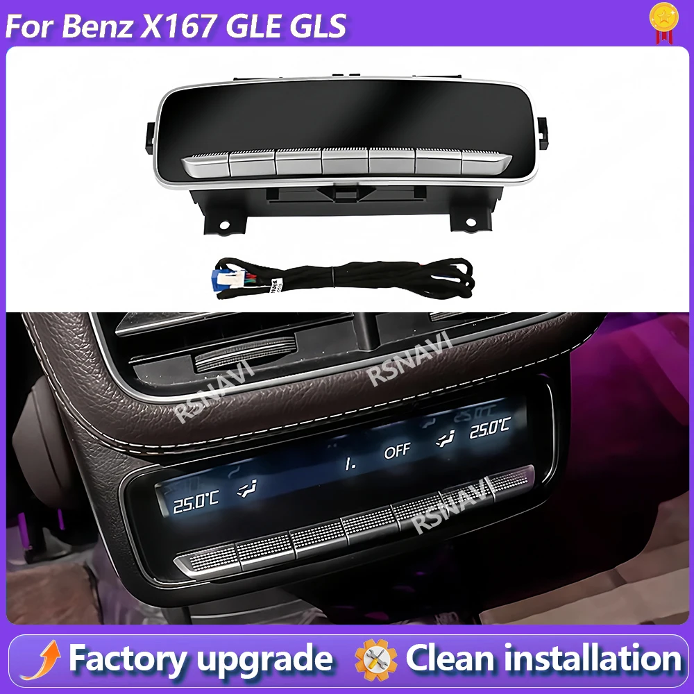 Rear Air Vent Control AC Screen For Mercedes Benz GLE Class W167 GLE350 GLE450 Rear Air Conditional Panel Modificate Climate
Rear Air Vent Control AC Screen For Mercedes Benz GLE Class W167 GLE350 GLE450 Rear Air Conditional Panel Modificate Climate