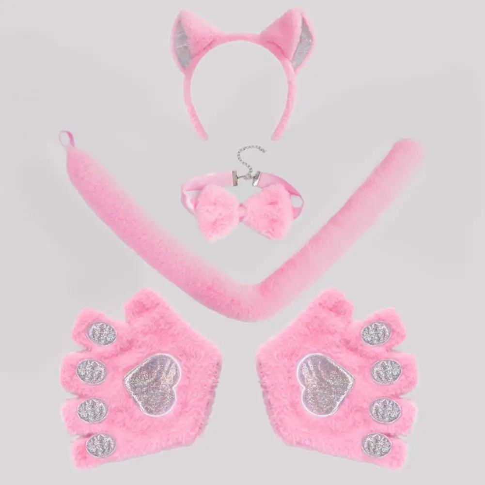 Cat-themed Costume Props Plush Cat Cosplay Set with Bow Tie Tail Headband Halloween Performance Prop for Comic Expos for Cat
Cat-themed Costume Props Plush Cat Cosplay Set with Bow Tie Tail Headband Halloween Performance Prop for Comic Expos for Cat