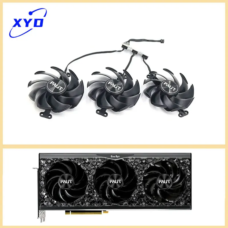 НОВЫЙ TH9520B2H-PCB01 PALIT GeForce RTX4070ti ВЕНТИЛЯТОР для PALIT GeForce RTX 4070ti 4080 4090 Замена видеокарты GameRock
НОВЫЙ TH9520B2H-PCB01 PALIT GeForce RTX4070ti ВЕНТИЛЯТОР для PALIT GeForce RTX 4070ti 4080 4090 Замена видеокарты GameRock