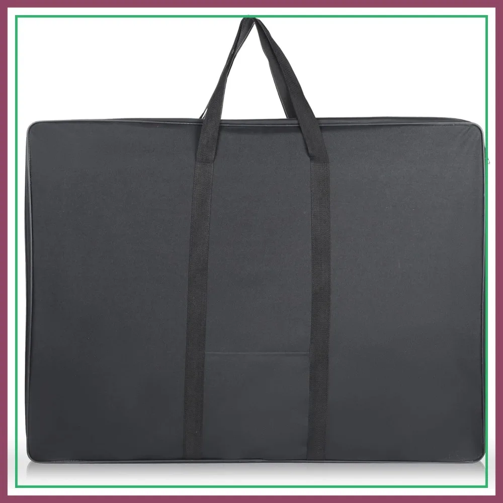 37x28 Art Portfolio Case, Wire Framed Nylon Tote, Storage Bag for Artworks Posters Drawings Prints Black
37x28 Art Portfolio Case, Wire Framed Nylon Tote, Storage Bag for Artworks Posters Drawings Prints Black
