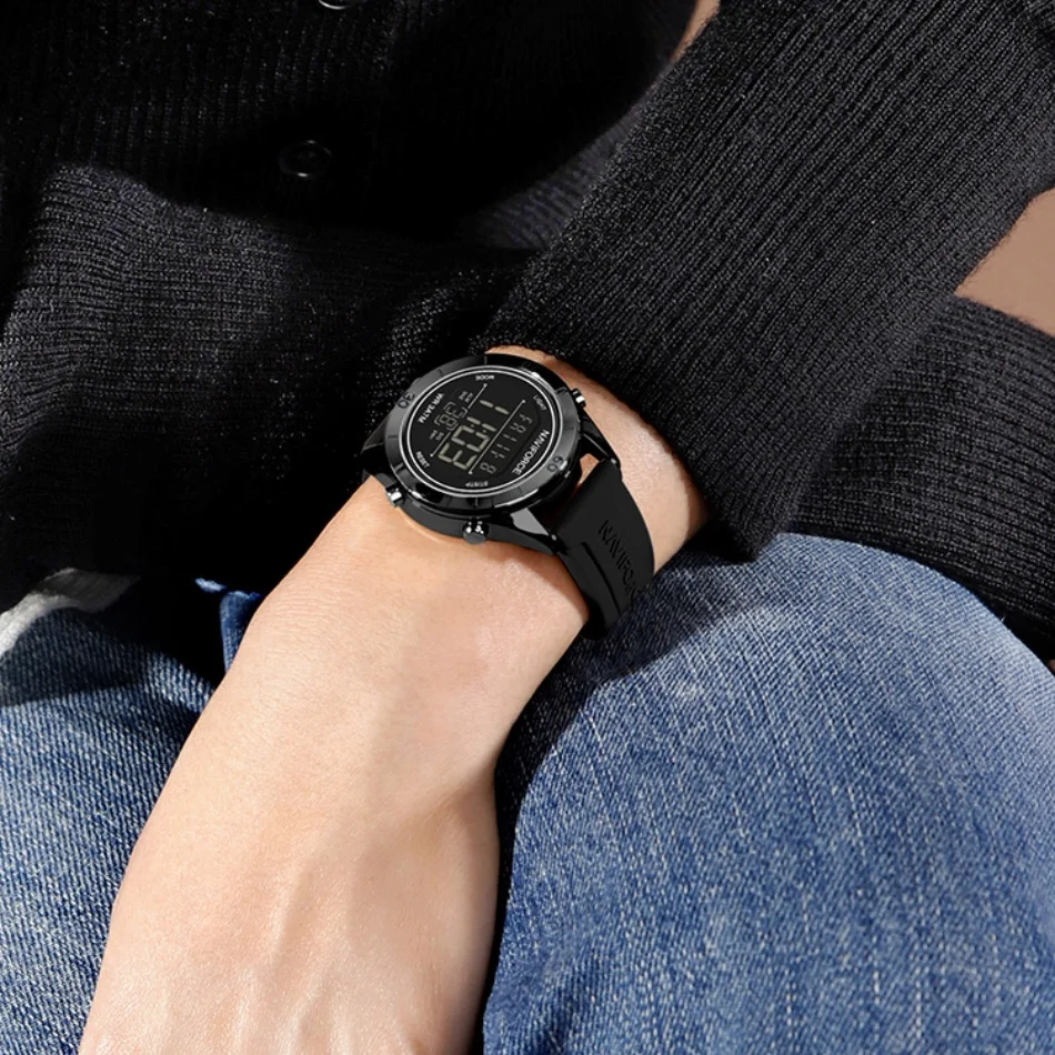 Новые NAVIFORCE ЖК-цифровые модные спортивные женские часы с антикруглым силиконовым ремешком, электронные часы, женские классические наручные часы
Новые NAVIFORCE ЖК-цифровые модные спортивные женские часы с антикруглым силиконовым ремешком, электронные часы, женские классические наручные часы