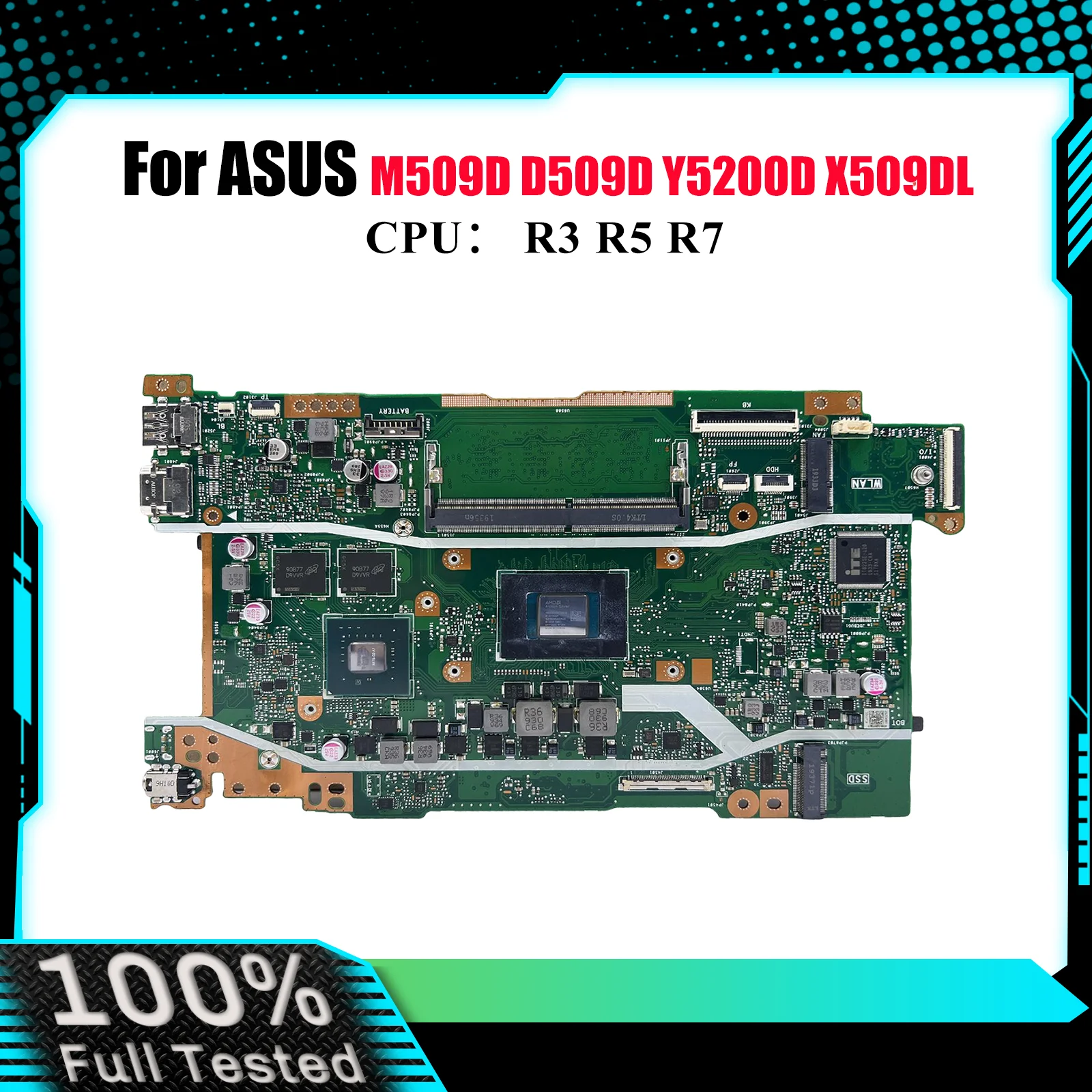 X509DL Материнская плата для ноутбука ASUS FL8700DA X509D X509DAP P1510CDA M409D Y5200D D409D D509D M509D X509DJ Материнская плата R3 R5 R7 CPU
X509DL Материнская плата для ноутбука ASUS FL8700DA X509D X509DAP P1510CDA M409D Y5200D D409D D509D M509D X509DJ Материнская плата R3 R5 R7 CPU