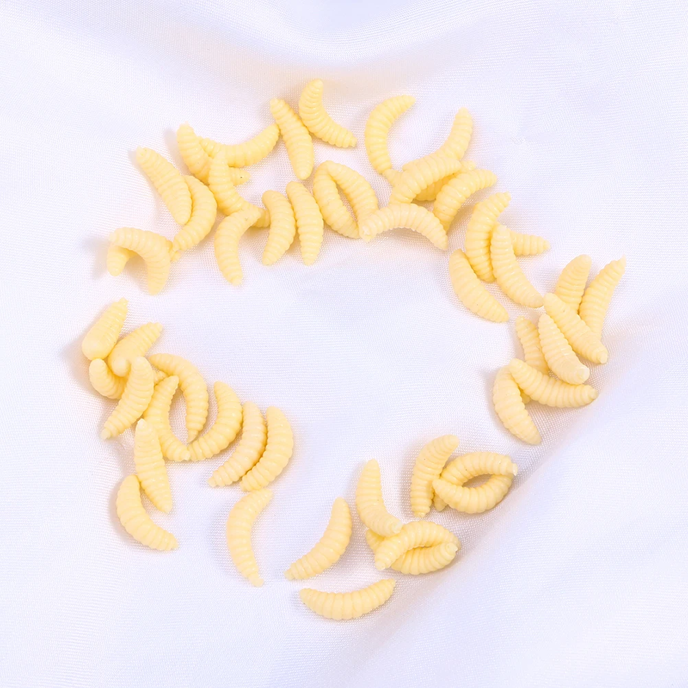 100pcs Soft Silicone Fishing Worm Shaped Bait for Catfish Easy to Attach Artificial Bread Maggot
100pcs Soft Silicone Fishing Worm Shaped Bait for Catfish Easy to Attach Artificial Bread Maggot