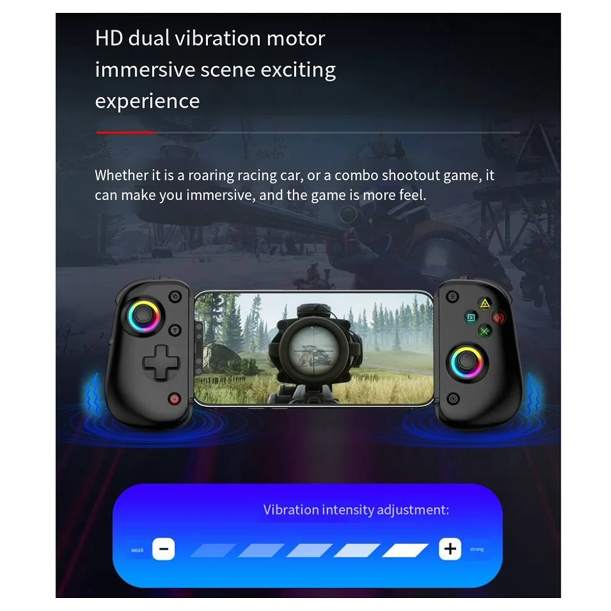 D8PRO RGB Tablet Controller Wireless Controller for Switch Game Bluetooth Stretch Joystick for P4 Android Controller
D8PRO RGB Tablet Controller Wireless Controller for Switch Game Bluetooth Stretch Joystick for P4 Android Controller