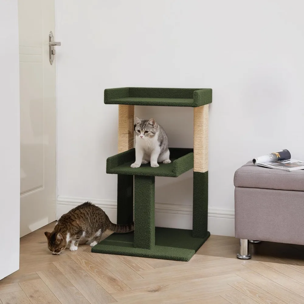 Lulu Cat Tree Tower - 2 Tier Cat condo for Large Cats Tower with Scratching Post Multi - Level Tree for Large Indoor Cats by Nao
Lulu Cat Tree Tower - 2 Tier Cat condo for Large Cats Tower with Scratching Post Multi - Level Tree for Large Indoor Cats by Nao
