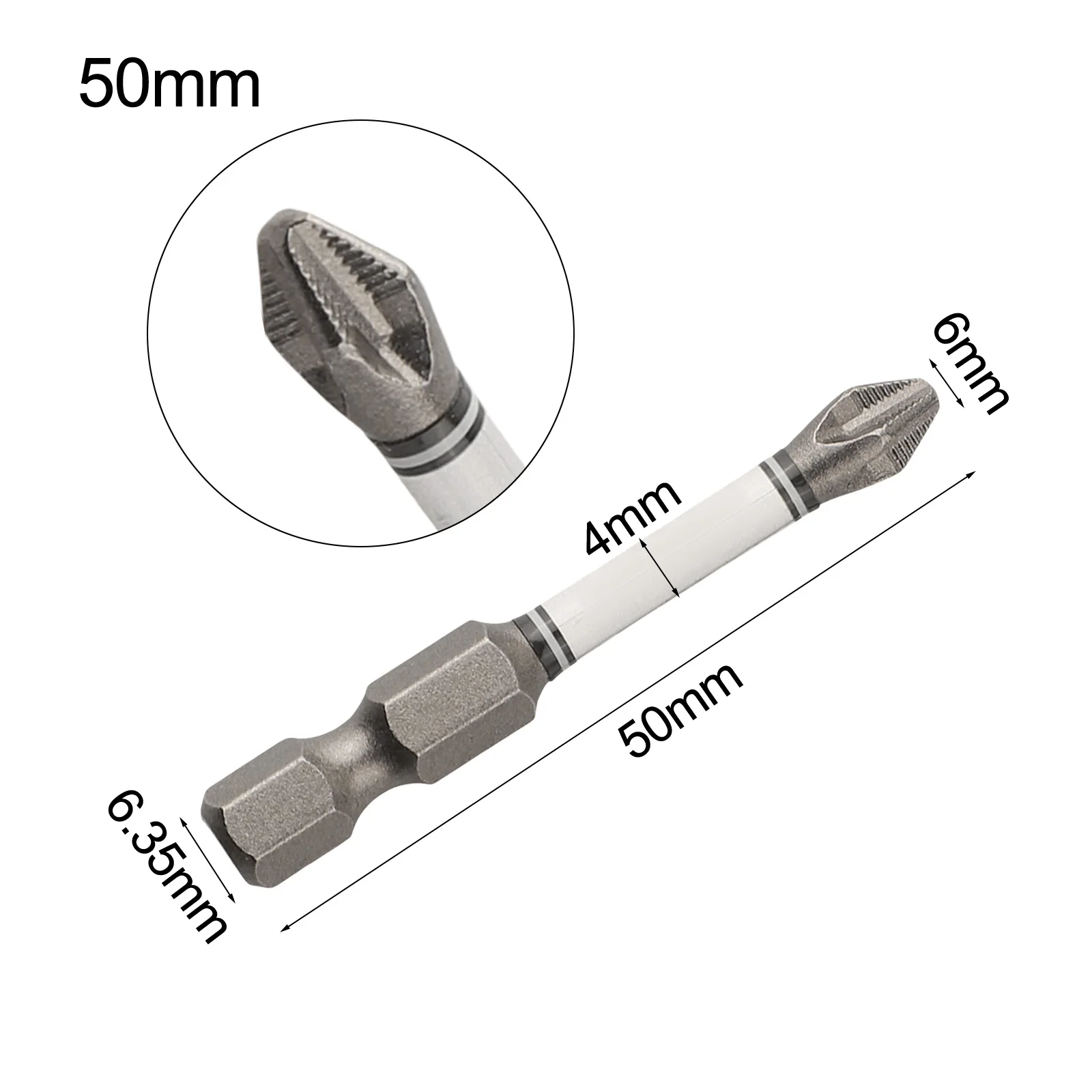 Cross Screwdriver Bit Electric Screwdriver Bit 1/4 Inch Shank Brand New Unused Clearly Marked Sizes Hardness HRC60 Degree
Cross Screwdriver Bit Electric Screwdriver Bit 1/4 Inch Shank Brand New Unused Clearly Marked Sizes Hardness HRC60 Degree