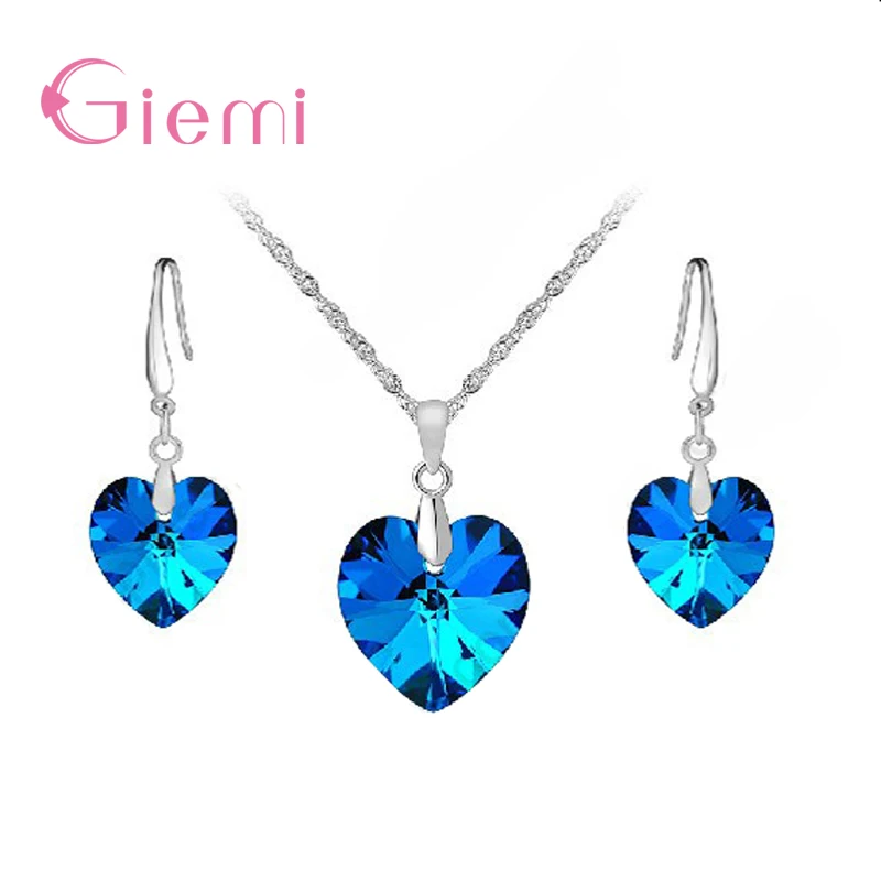 Original 925 Sterling Silver Elegant Water Drop Shape Crystal Necklace Earrings Wedding Party Jewelry Set Hot Sale
Original 925 Sterling Silver Elegant Water Drop Shape Crystal Necklace Earrings Wedding Party Jewelry Set Hot Sale