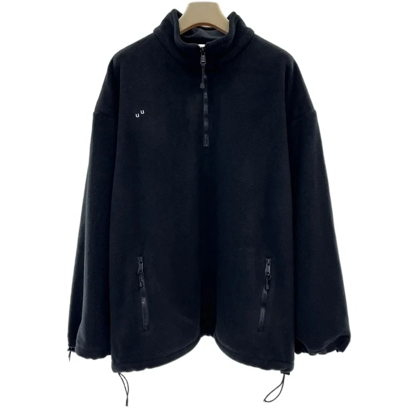 Oversized Long Sleeve Women Keep Warm Coat U220755 Jacket Zipper Design Gray Colour Embroidery Letter Top Unisex Men Coat 2024 
Oversized Long Sleeve Women Keep Warm Coat U220755 Jacket Zipper Design Gray Colour Embroidery Letter Top Unisex Men Coat 2024