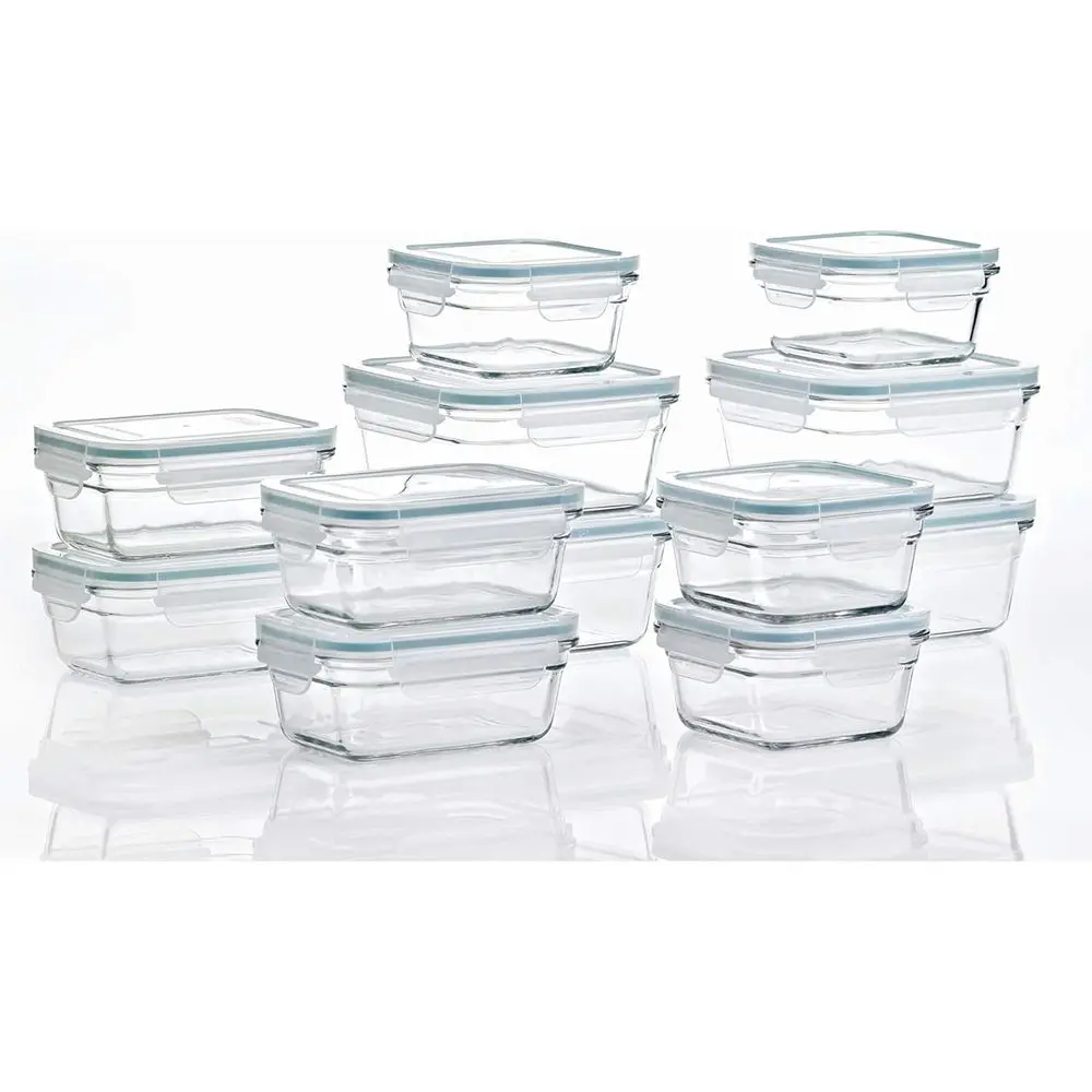 24-Piece Glass Food Storage Set with Lids for Oven and Microwave Use
24-Piece Glass Food Storage Set with Lids for Oven and Microwave Use