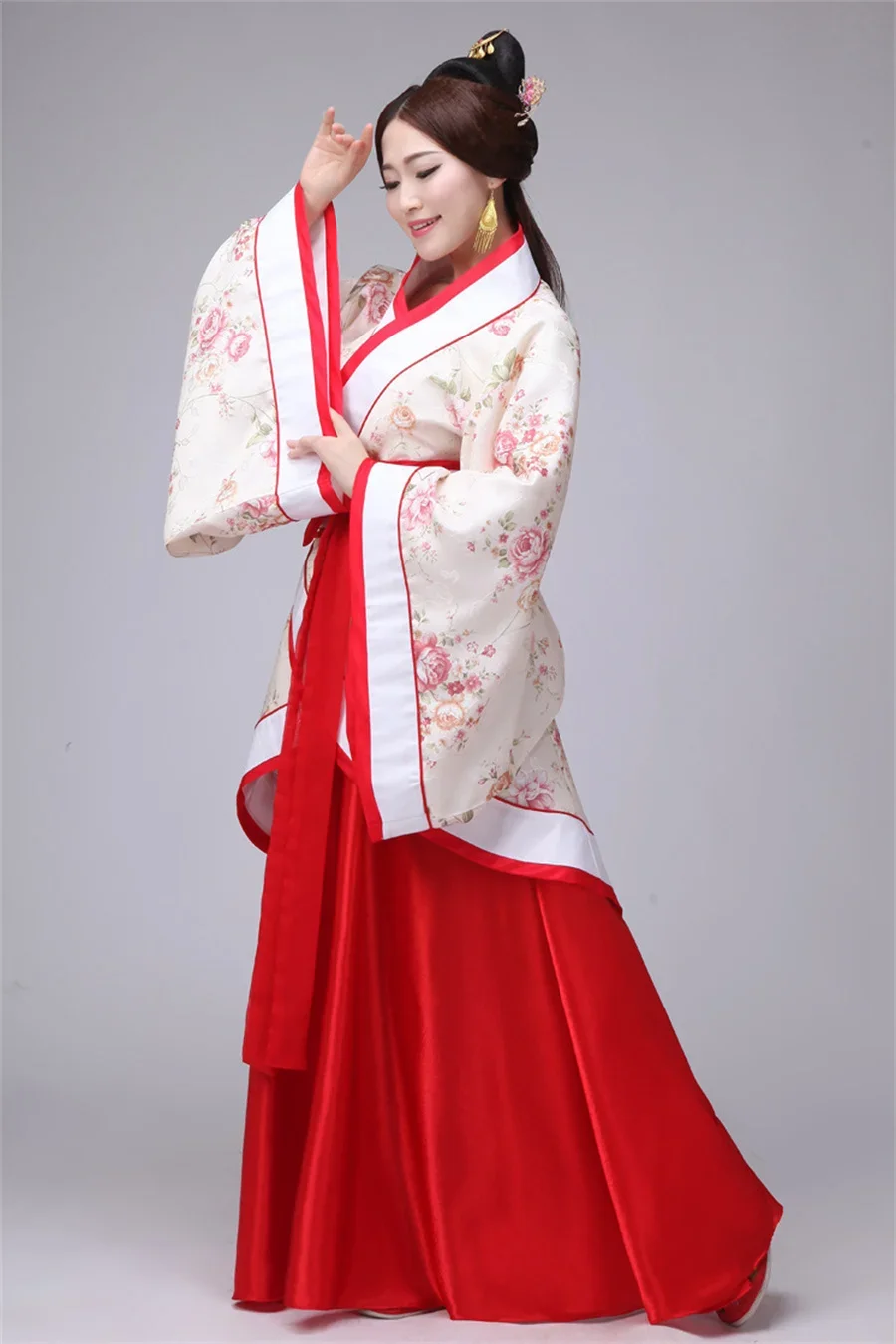 Ancient Traditional Chinese Women Elegant Hanfu Dress Fair dance Stage Folk Dance Costume Retro Tang Dynasty 2 Piece Sets
Ancient Traditional Chinese Women Elegant Hanfu Dress Fair dance Stage Folk Dance Costume Retro Tang Dynasty 2 Piece Sets