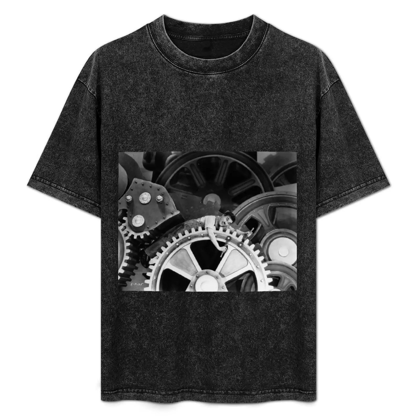 Charlie Chaplin - Modern Times - Cogs T-Shirt Odor Resistant Short Sleeve Top
Charlie Chaplin - Modern Times - Cogs T-Shirt Odor Resistant Short Sleeve Top