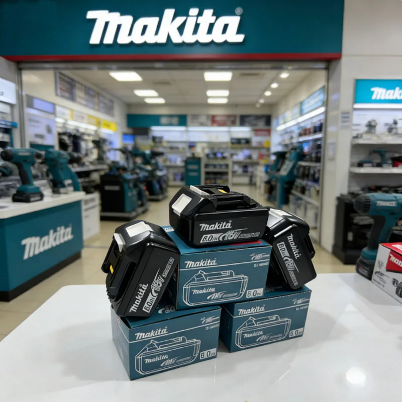 Original Makita 18V battery 6.0Ah rechargeable battery, Makita 6.0Ah power tool battery BL1860B BL1850B
Original Makita 18V battery 6.0Ah rechargeable battery, Makita 6.0Ah power tool battery BL1860B BL1850B