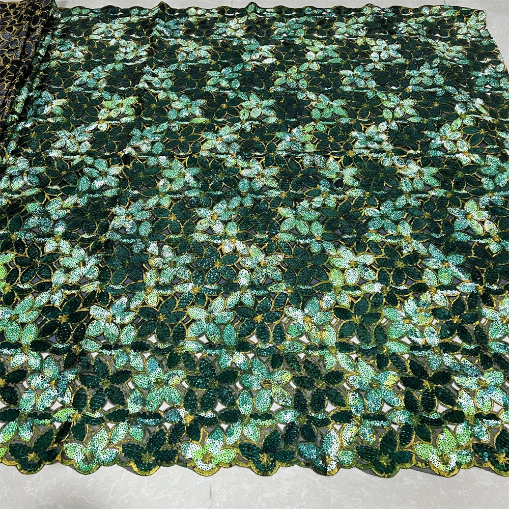 2026 Latest High Quality African Nigerian Tulle Lace Fabric Guipure Embroidery Sequins for Sewing Dresses 5 Yard PS088
2026 Latest High Quality African Nigerian Tulle Lace Fabric Guipure Embroidery Sequins for Sewing Dresses 5 Yard PS088
