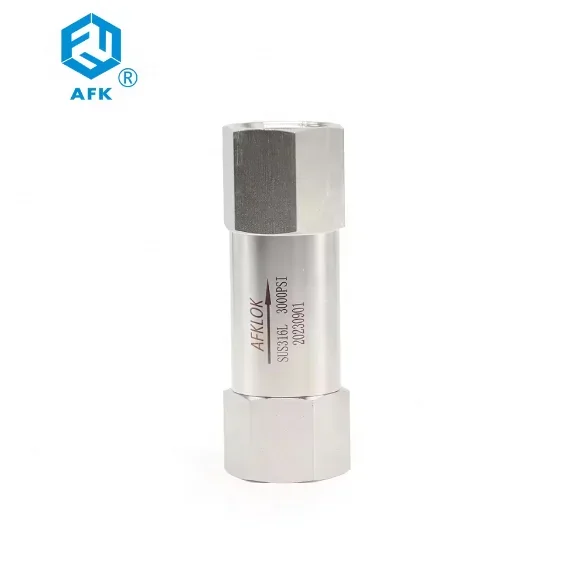 Customizable 6000psi Check Valve Stainless Steel One-Way Non-Return Check Valve 1/4 1/8 3/8 1/2 Inch High Pressure Check Valve
Customizable 6000psi Check Valve Stainless Steel One-Way Non-Return Check Valve 1/4 1/8 3/8 1/2 Inch High Pressure Check Valve