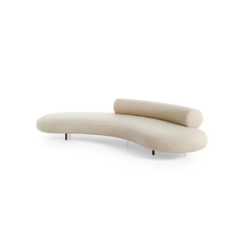 Italian minimalist curved sofa Nordic modern light luxury living room fabric sofa
Italian minimalist curved sofa Nordic modern light luxury living room fabric sofa