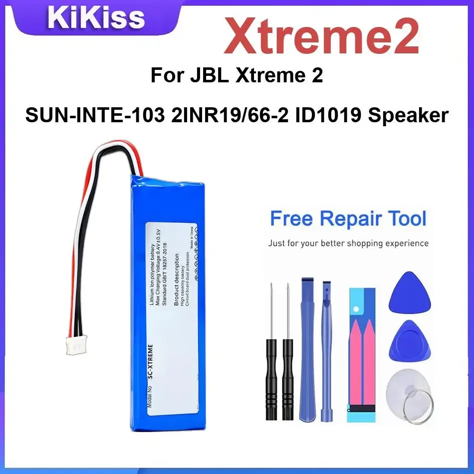 Xtreme2 Battery For JBL Xtreme 2 SUN-INTE-103 2INR19/66-2 ID1019 Speaker Replacement Batteries
Xtreme2 Battery For JBL Xtreme 2 SUN-INTE-103 2INR19/66-2 ID1019 Speaker Replacement Batteries