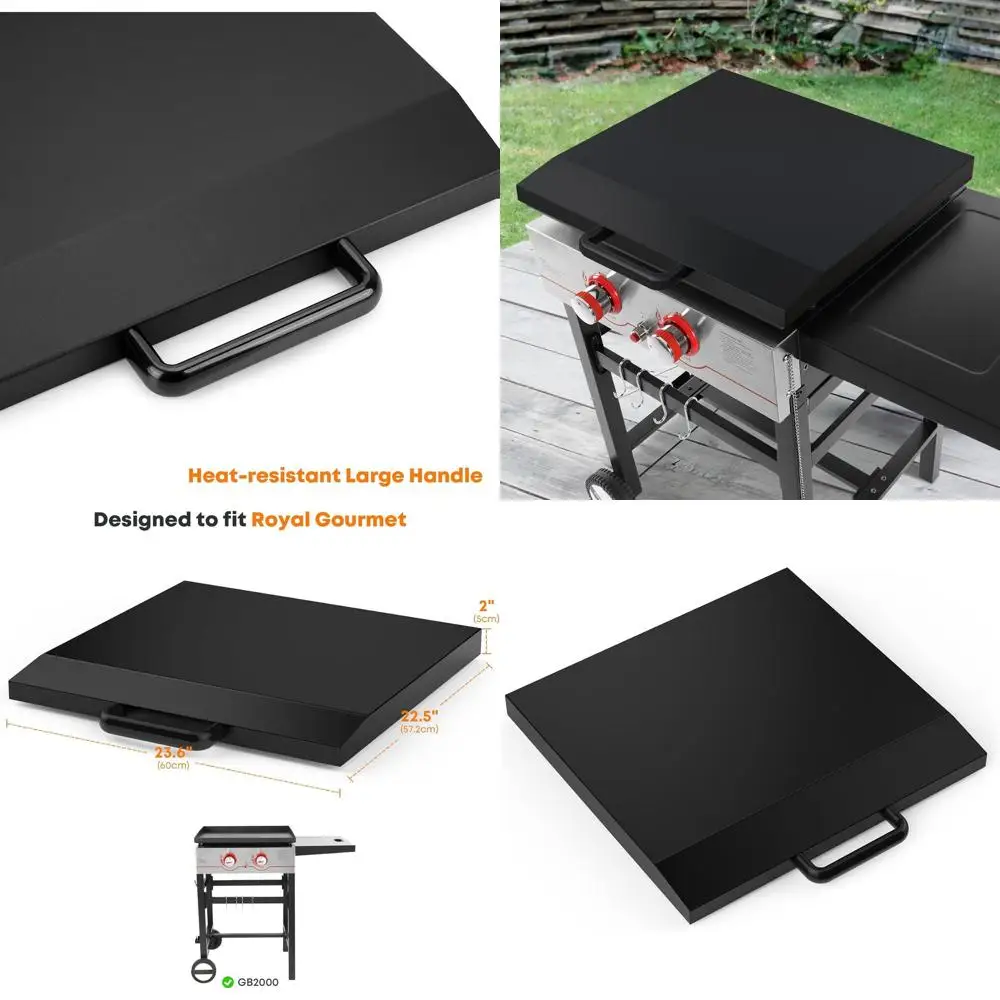 Powder-Coated Steel Hard Cover for Royal Gourmet GB2000 Regal 2-Burner Griddle
Powder-Coated Steel Hard Cover for Royal Gourmet GB2000 Regal 2-Burner Griddle