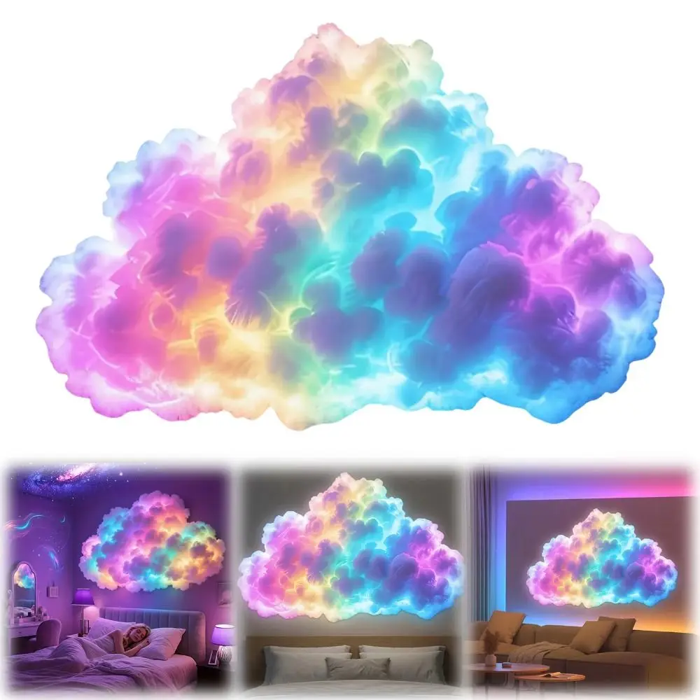 Adjustable Lighting Thundercloud LED Lights Multicolor Lights Remote Contro 3D Thundercloud Lamp USB Powered Cotton Cloud
Adjustable Lighting Thundercloud LED Lights Multicolor Lights Remote Contro 3D Thundercloud Lamp USB Powered Cotton Cloud