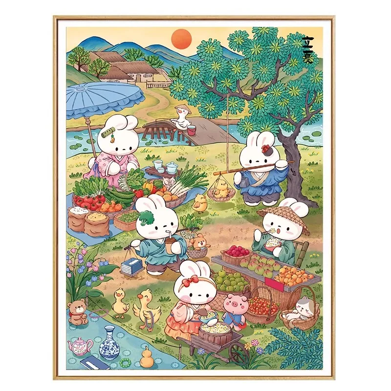 Cross Stitch Kit Printed on canvas 9CT 11CT Chinese DIY Sets For Embroidery kit Needlework Home Decor 33 Colors Summer Rabbits
Cross Stitch Kit Printed on canvas 9CT 11CT Chinese DIY Sets For Embroidery kit Needlework Home Decor 33 Colors Summer Rabbits