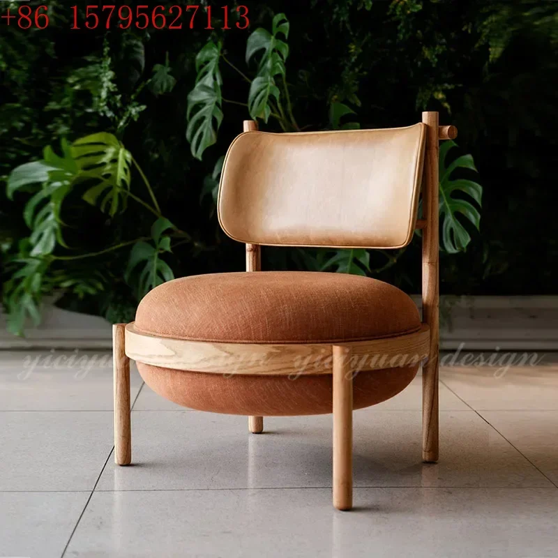 A13 Modern simple backrest leisure chair solid wood medieval designer soft bag single chair, homestay solid wood sofa chair
A13 Modern simple backrest leisure chair solid wood medieval designer soft bag single chair, homestay solid wood sofa chair