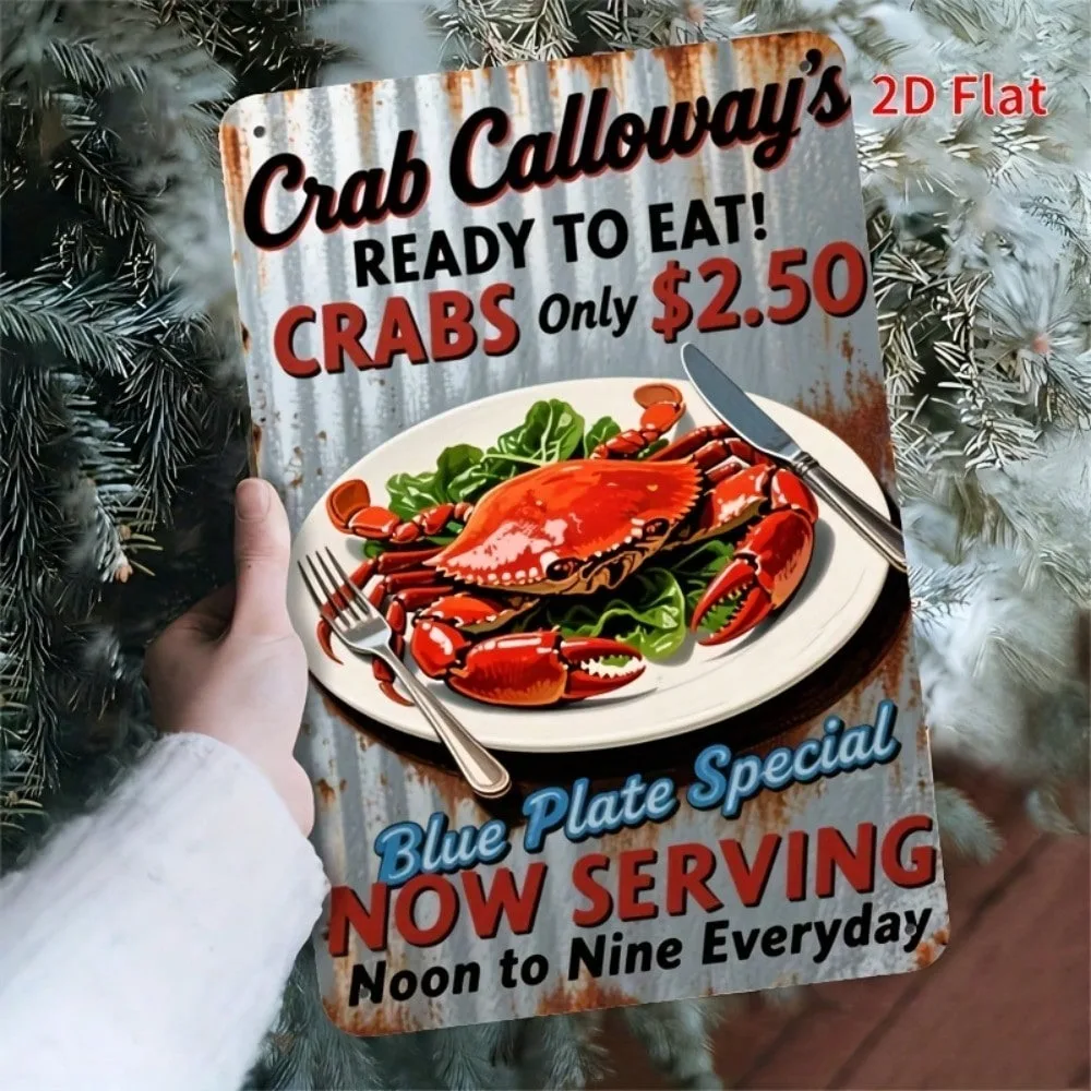 NecoMetal Vintage Crab Wall Sign Farmhouse Decor Rustic Blue Metal Art for Home Bar Office Garage 7.8x11.8 Inch Weatherproof
NecoMetal Vintage Crab Wall Sign Farmhouse Decor Rustic Blue Metal Art for Home Bar Office Garage 7.8x11.8 Inch Weatherproof