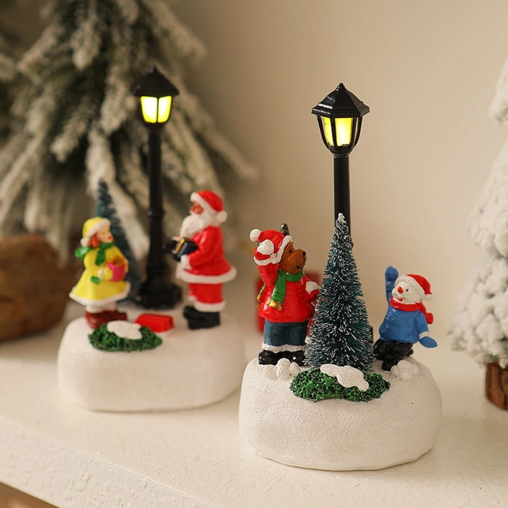 New Christmas Gifts Resin Small Houses Micro-landscapes Decoration Illuminated Santa Claus Shopwindow Desktop Ornaments
New Christmas Gifts Resin Small Houses Micro-landscapes Decoration Illuminated Santa Claus Shopwindow Desktop Ornaments