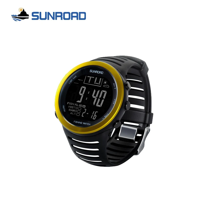 SUNROAD Men's Digital Watches Fishing Sports Watch with Barometer Altimeter Stopwatch Hiking Swmming Wristwatch Waterproof
SUNROAD Men's Digital Watches Fishing Sports Watch with Barometer Altimeter Stopwatch Hiking Swmming Wristwatch Waterproof