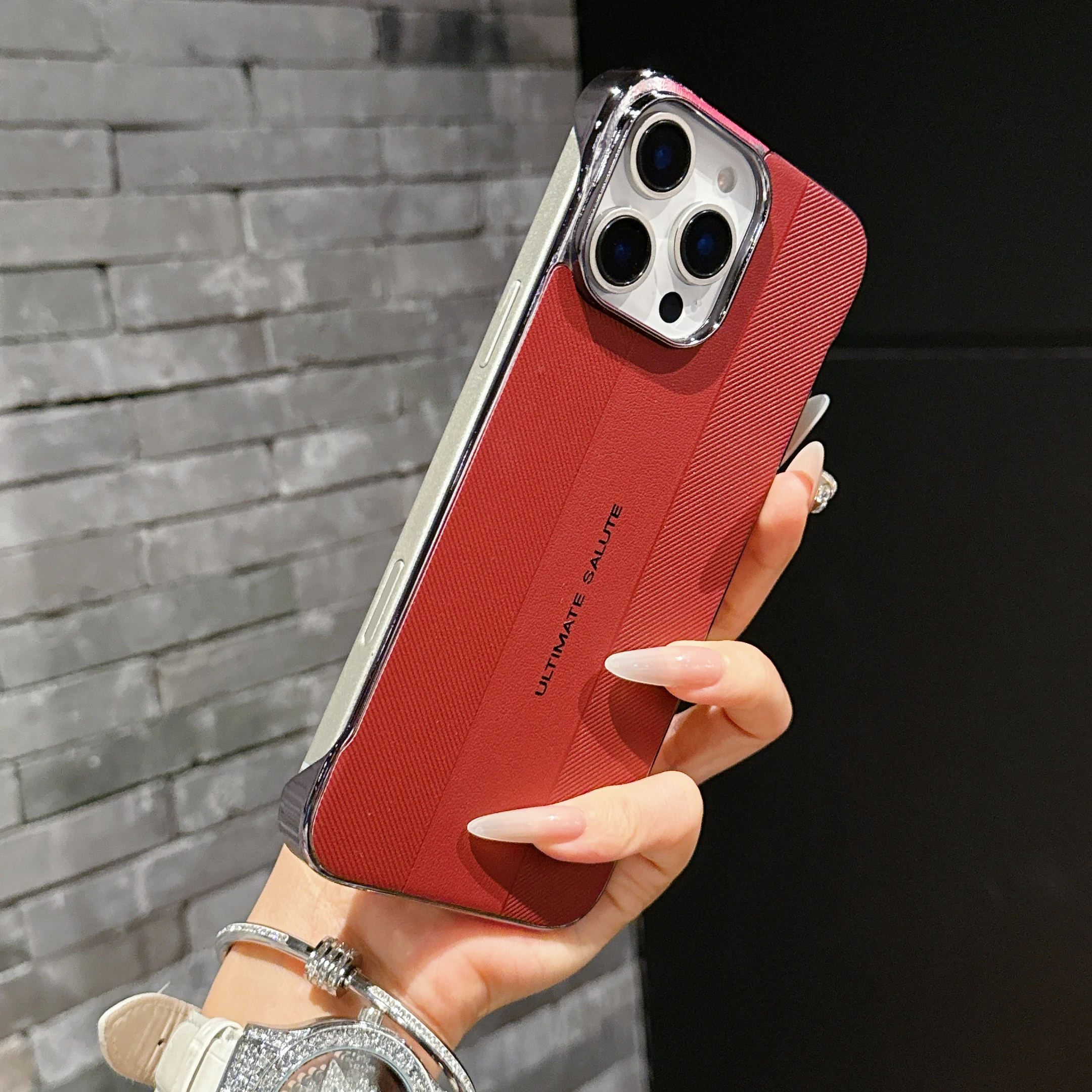 Ultra Thin Hard PC Matte Texture Phone Case For iPhone 16 15 14 Plus 13 Pro Max Metal Alloy Lens Protection Shockproof Cover
Ultra Thin Hard PC Matte Texture Phone Case For iPhone 16 15 14 Plus 13 Pro Max Metal Alloy Lens Protection Shockproof Cover