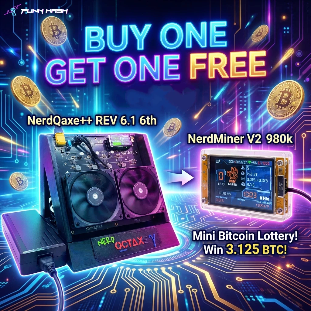 NerdOctaxe 9.6TH/s with 16J/Th high efficiency 160W low power and silent home mining 2.4G WiFi 8* BM1370 ASIC Miner Bitcoin
NerdOctaxe 9.6TH/s with 16J/Th high efficiency 160W low power and silent home mining 2.4G WiFi 8* BM1370 ASIC Miner Bitcoin