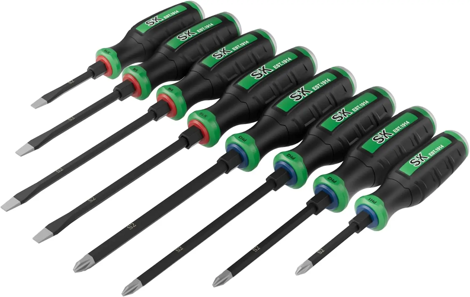 8-Piece Demolition Screwdriver Set, S2 Steel, Slotted & Phillips, Magnetic Tips
8-Piece Demolition Screwdriver Set, S2 Steel, Slotted & Phillips, Magnetic Tips