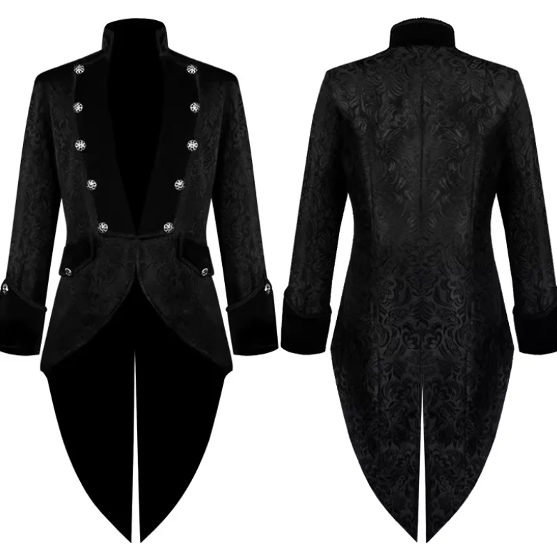 Мужской бархатный лоскутный жаккардовый костюм в британском придворном стиле в стиле ретро, фрак для выступлений
Мужской бархатный лоскутный жаккардовый костюм в британском придворном стиле в стиле ретро, фрак для выступлений