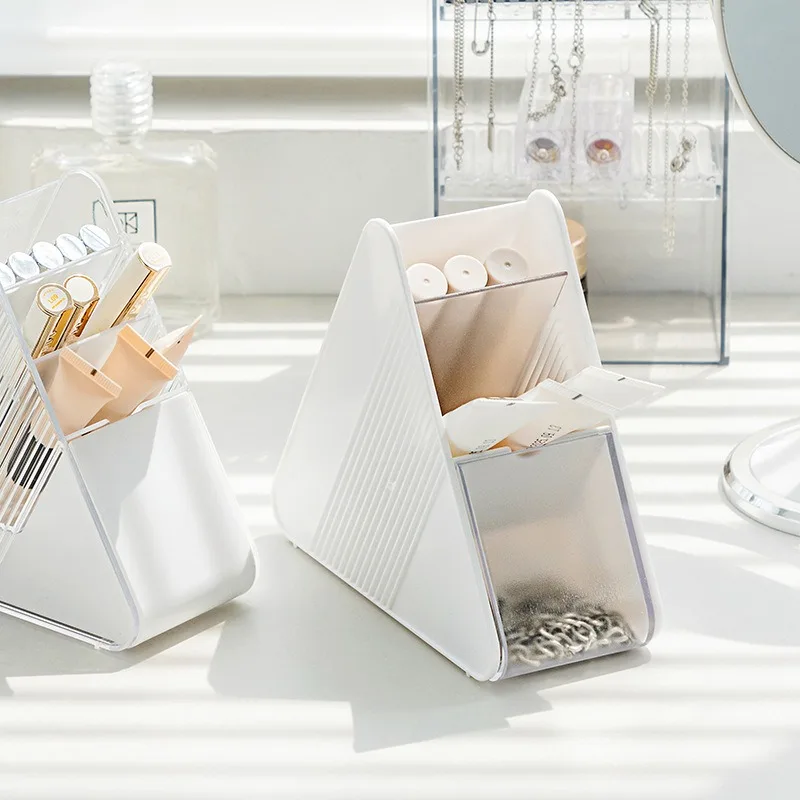 New Creative Triangle with Drawable Box Pen Holder Student Desk Sorting Box Desktop Bevel Three Layer Cosmetics Storage Box
New Creative Triangle with Drawable Box Pen Holder Student Desk Sorting Box Desktop Bevel Three Layer Cosmetics Storage Box