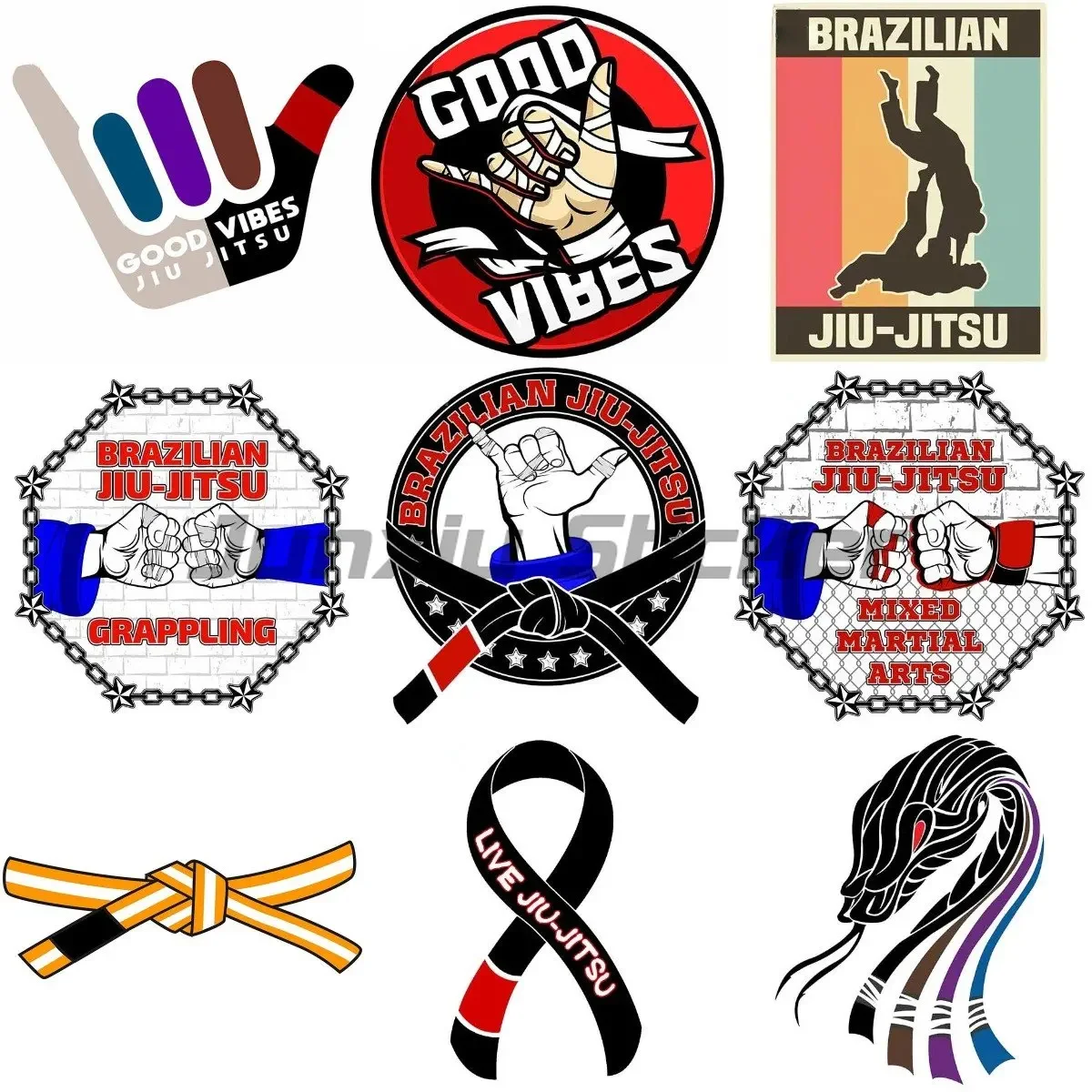 Brazilian Jiu-Jitsu Vinyl Car Sticker for Laptop Bicycle Helmet Bumper Fridge Window Motorcycle Decals Accessories
Brazilian Jiu-Jitsu Vinyl Car Sticker for Laptop Bicycle Helmet Bumper Fridge Window Motorcycle Decals Accessories