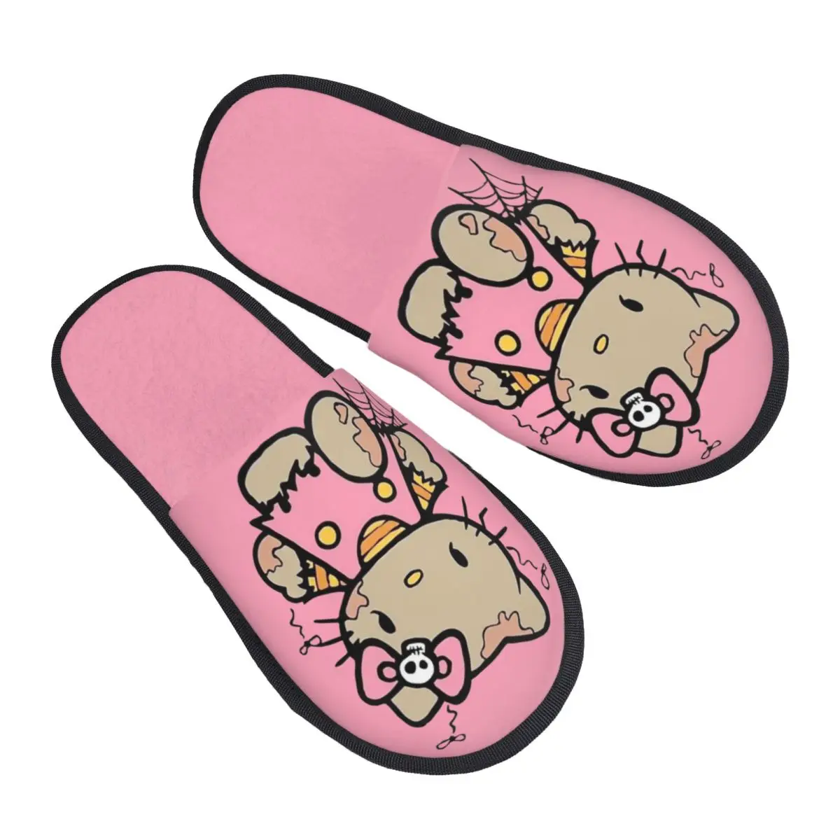Изготовленные на заказ домашние тапочки из мягкой пены с эффектом памяти «Hello Kitty», женские уютные теплые нескользящие тапочки на подошве 
Изготовленные на заказ домашние тапочки из мягкой пены с эффектом памяти «Hello Kitty», женские уютные теплые нескользящие тапочки на подошве