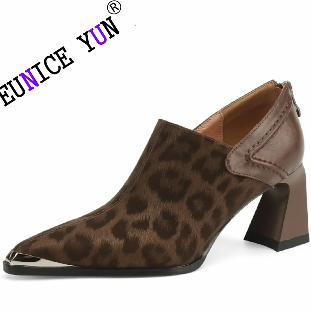 【EUNICE YUN】New Fashion Handmade Genuine Leather Spring Summer Loafers Luxury Heels Ladies Shoes Pointed Toes Designer 34-42
【EUNICE YUN】New Fashion Handmade Genuine Leather Spring Summer Loafers Luxury Heels Ladies Shoes Pointed Toes Designer 34-42
