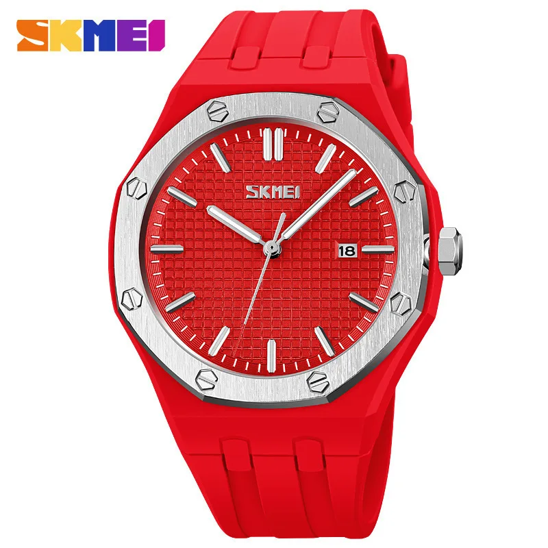 Fashion Sport Stainless Steel Alloy Quartz Watch with Silicone Strap Calendar Quartz Watch
Fashion Sport Stainless Steel Alloy Quartz Watch with Silicone Strap Calendar Quartz Watch