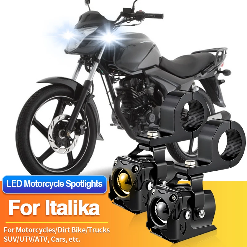 1/2PC Universal Motorcycles Headlight LED Fog Light Dual Color Spotlights for Italika BIT150/D125/DM200/DM250/DS150/DS150G/DT150
1/2PC Universal Motorcycles Headlight LED Fog Light Dual Color Spotlights for Italika BIT150/D125/DM200/DM250/DS150/DS150G/DT150