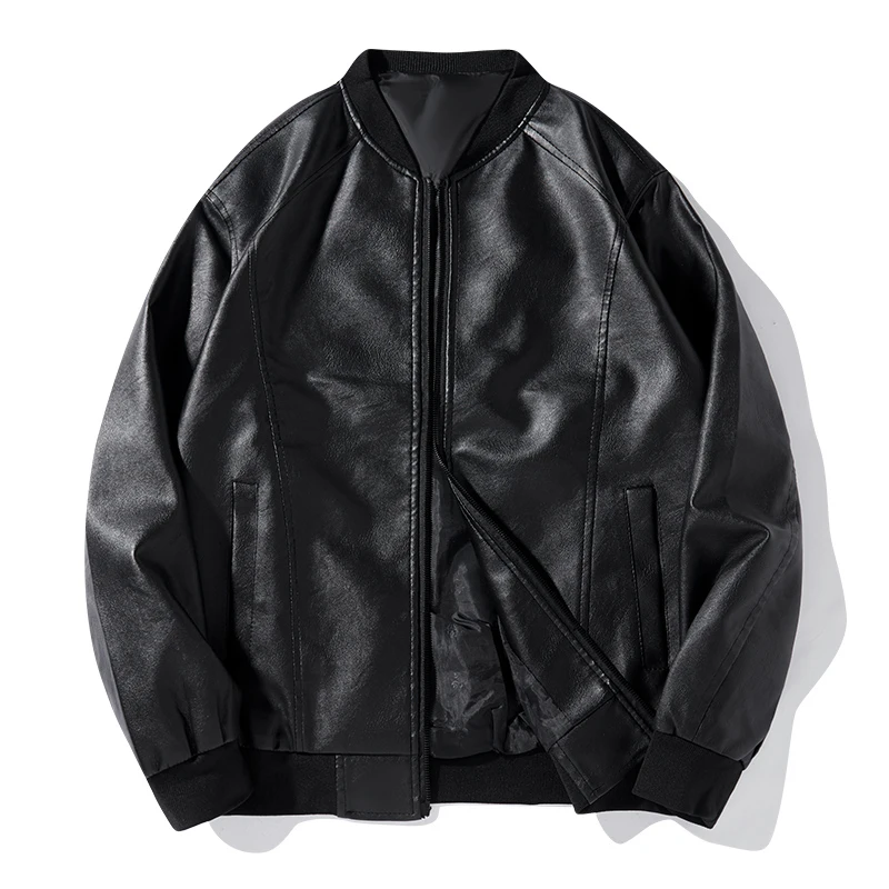 Men PU Leather Jacket Men Coats Windproof Motorcycle Autumn Stand Collar Travel Black Zipper Winter Business Zipper Overcoat
Men PU Leather Jacket Men Coats Windproof Motorcycle Autumn Stand Collar Travel Black Zipper Winter Business Zipper Overcoat