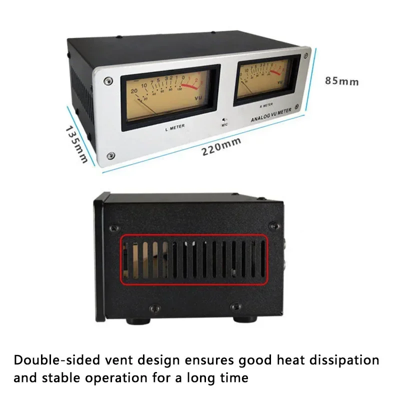 MIC-73 Voice-Activated Square VU Meter LED Warm Backlit Aluminum Alloy Panel Level Meter without Wiring for Audio Equipment
MIC-73 Voice-Activated Square VU Meter LED Warm Backlit Aluminum Alloy Panel Level Meter without Wiring for Audio Equipment