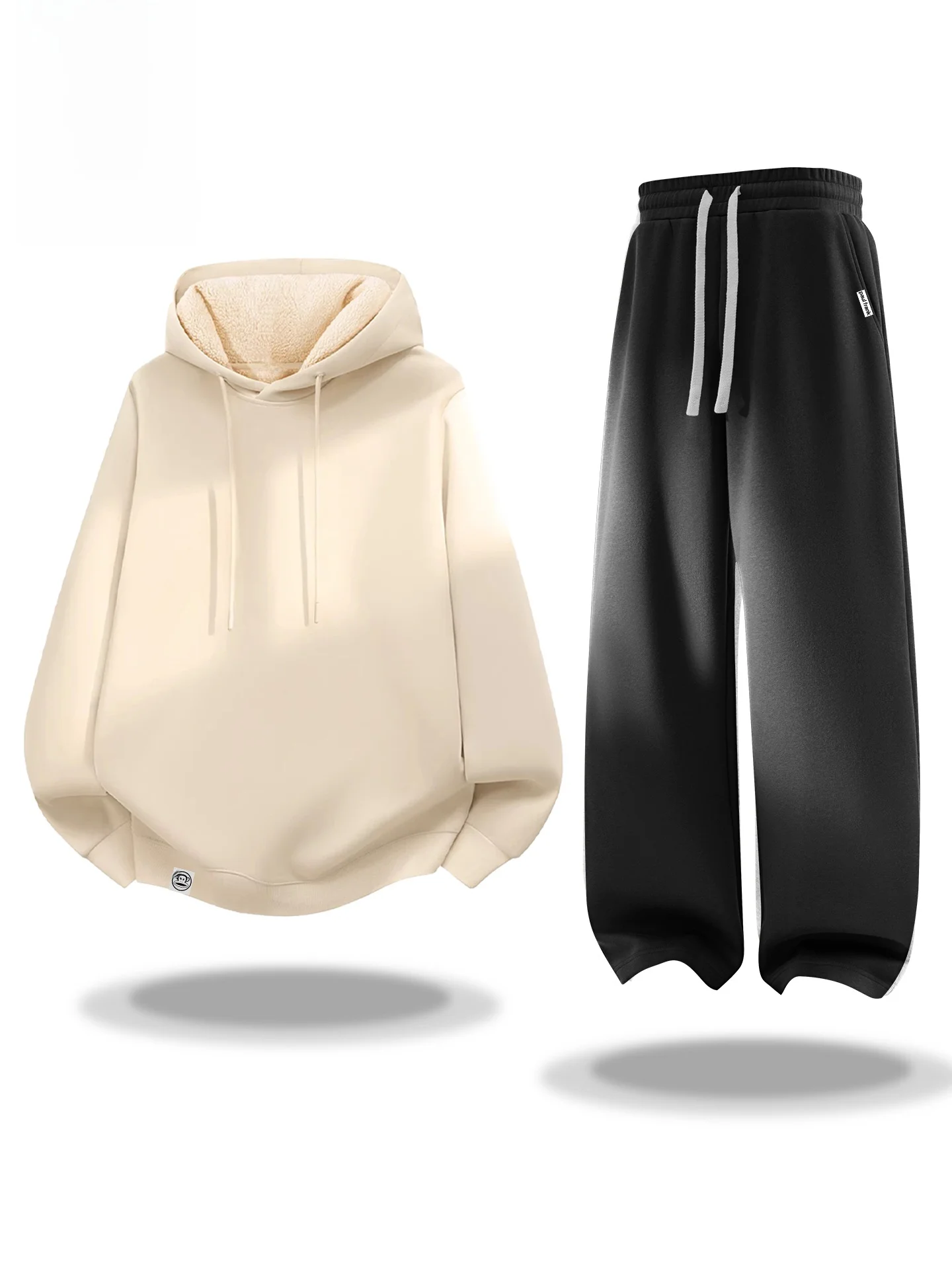 Thiened Fce Hoodie Set New Year's Edition Luy Year Pants Two-Piece Set Youth Casual Sportswear Long Sve
Thiened Fce Hoodie Set New Year's Edition Luy Year Pants Two-Piece Set Youth Casual Sportswear Long Sve