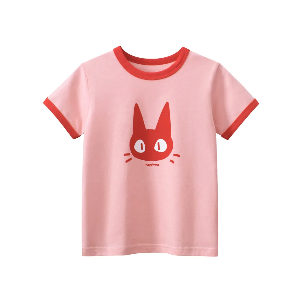 1-9T Cotton Girls T Shirt Toddler Kid Tshirt Baby Girl Summer Clothes Short Sleeve Cat Print Top Infant Casual Tee Outfit
1-9T Cotton Girls T Shirt Toddler Kid Tshirt Baby Girl Summer Clothes Short Sleeve Cat Print Top Infant Casual Tee Outfit