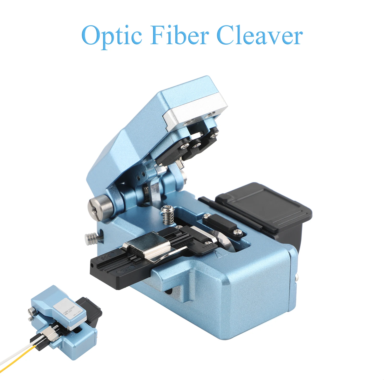 One-Step Cleaver Chopping Tool Kit FTTT Fiber Optic Cleaver for 0.25/0.9/3.0mm Fiber with Waste Collection Box
One-Step Cleaver Chopping Tool Kit FTTT Fiber Optic Cleaver for 0.25/0.9/3.0mm Fiber with Waste Collection Box