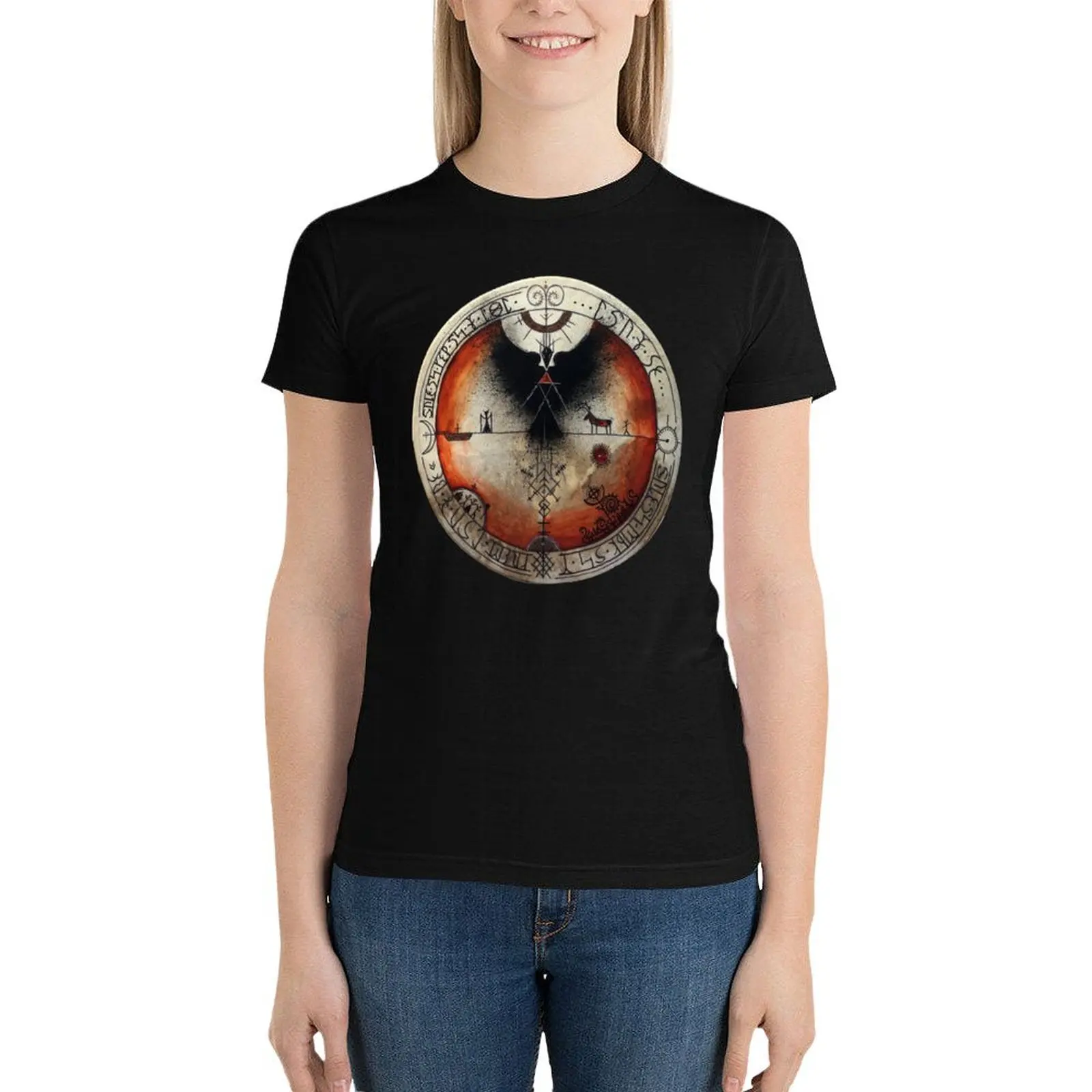 Raven Shamans Drum T-Shirt korean fashion cute clothes plus size t shirts for Women loose fit
Raven Shamans Drum T-Shirt korean fashion cute clothes plus size t shirts for Women loose fit