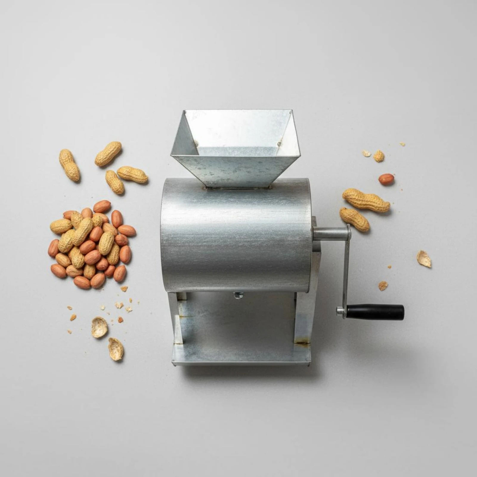 Hand Crank Peanut Sheller Easy to Use Small Peanut Peeling Machine Food Tool Stainless Steel Non-Slip Base for Farm
Hand Crank Peanut Sheller Easy to Use Small Peanut Peeling Machine Food Tool Stainless Steel Non-Slip Base for Farm