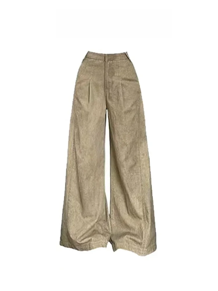 Khaki Bell Bot Jeans Women's Loose High Waist Wide Leg Long Pants Spring Autumn New Sle Korean Loose Feeling Jeans
Khaki Bell Bot Jeans Women's Loose High Waist Wide Leg Long Pants Spring Autumn New Sle Korean Loose Feeling Jeans