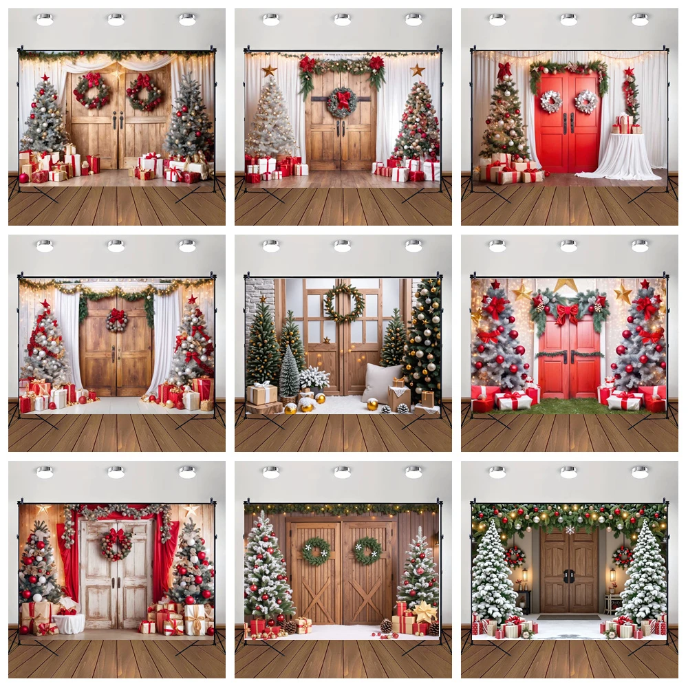 MOON.QG Wood Door Warehouse Gifts Trees Christmas Backdrops for Photography Photo Background Baby Shower Party Supplies Wall 
MOON.QG Wood Door Warehouse Gifts Trees Christmas Backdrops for Photography Photo Background Baby Shower Party Supplies Wall