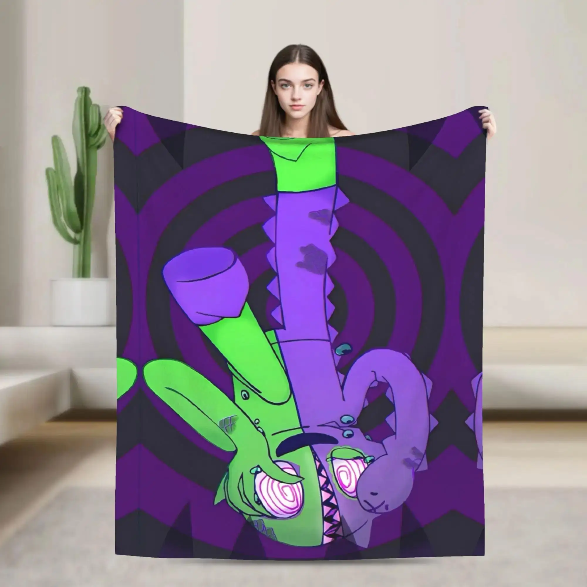 Soft Warm Flannel Throw Blanket for Couch Chair Sofa Bed Inspired by Banban Horror Game Camping Garden Use Bedspread Cover
Soft Warm Flannel Throw Blanket for Couch Chair Sofa Bed Inspired by Banban Horror Game Camping Garden Use Bedspread Cover